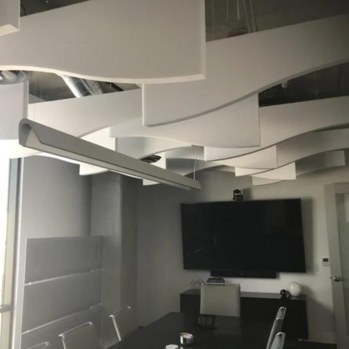 Contoured Linear Acoustic Baffles